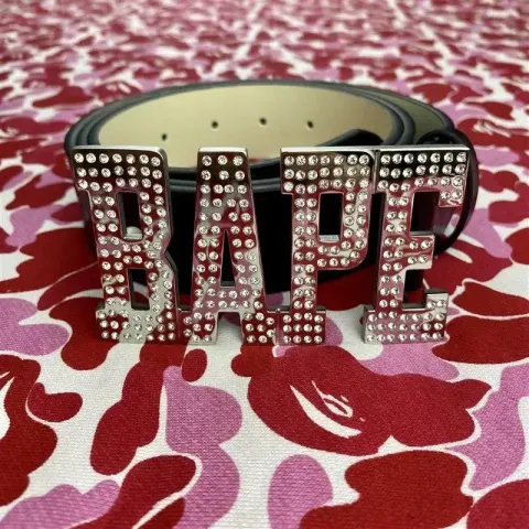 Bape Belt option white drill