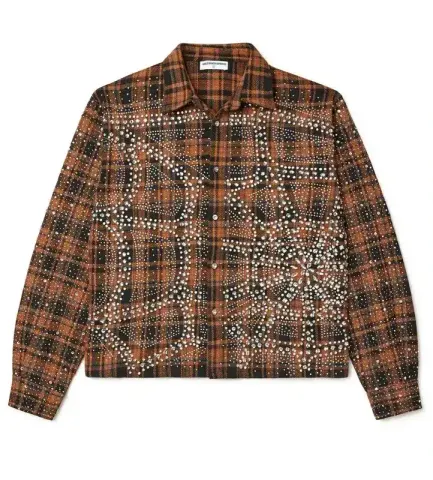 Vale Forever Chocolate Flannel Hoodie option Orange