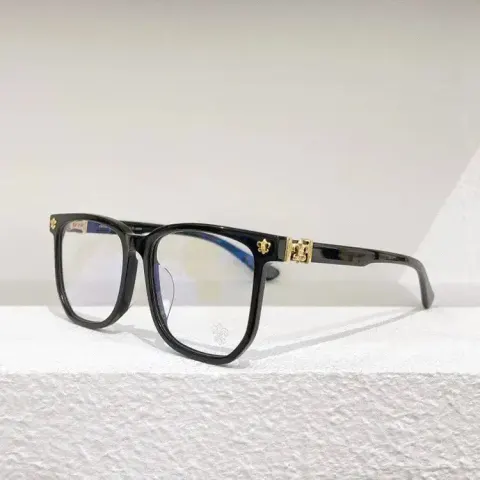 Chrome Hearts Sunglasses option Black gold