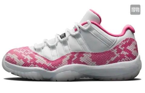 Jordan 11 Cap and Gown option Pink Snake