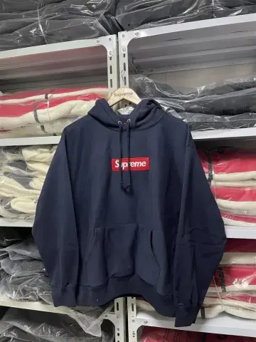 Supreme Box Logo Hoodie 24 option Tibetan blue