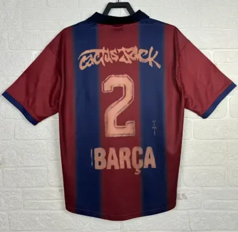 Cactus Jack x Spotify FC Barcelona Jersey option Fanfan Edition-Barcelona Jacket Print No