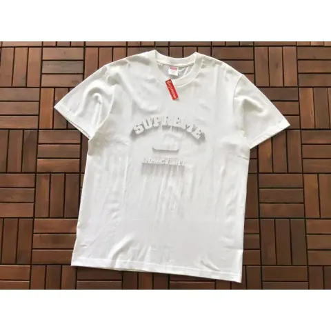 Supreme X Ducati T-Shirt option B367 shadow stereo logo white