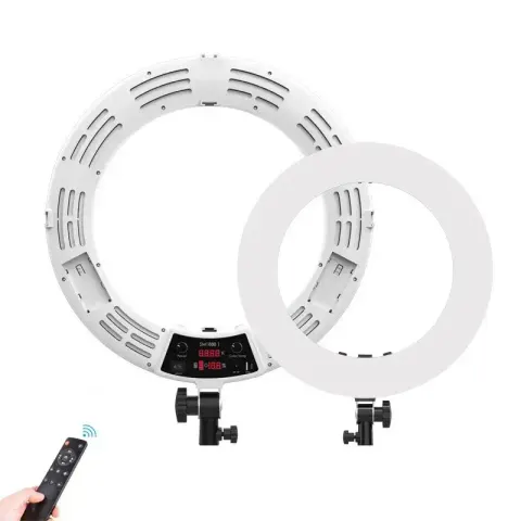 LED Ring option White simple without lamp stand