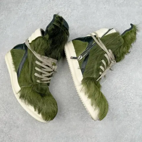 RO Jumbo Lace Shoes option RO Main Line Green Horse Hair