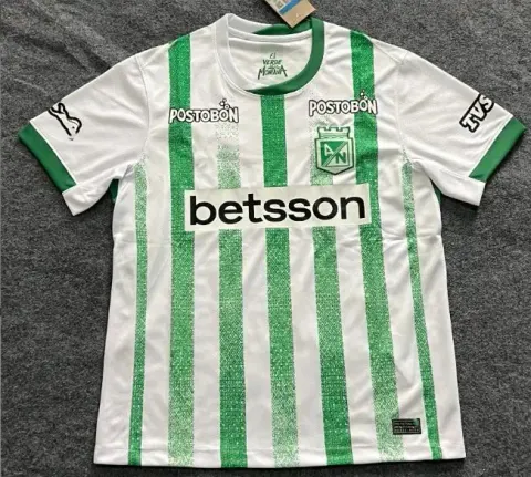 Legia Warszawa 24/25 Away Jersey option Atlético Nacional green and white