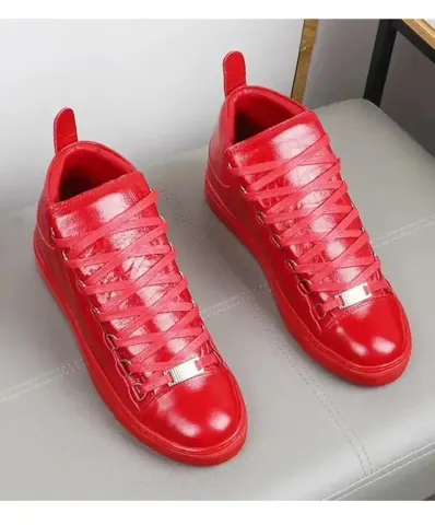 Balenciaga Arena High Shoes option red