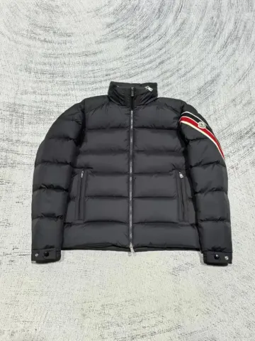 Moncler Solayan Hooded Short Down Jacket option Black