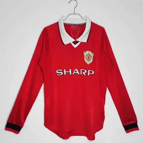 AC Milan Long Sleeve T-Shirt option Long-sleeve Manchester United 99/00