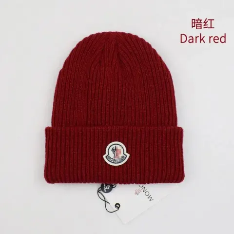 Best Moncler Beanie option Dark red