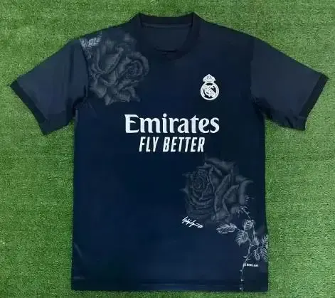 Real Madrid 24/25 T-Shirt option 24-25 Real Madrid 3 Black