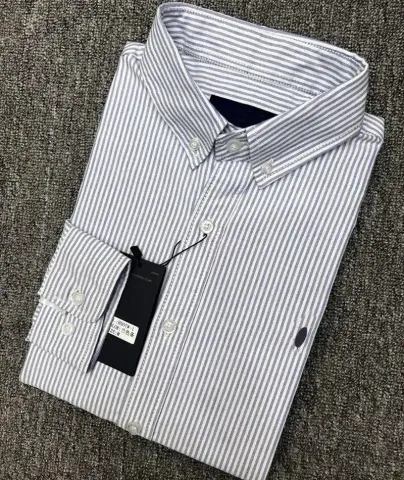 Ralph Lauren Shirts option H907 blue striped with blue blue pony