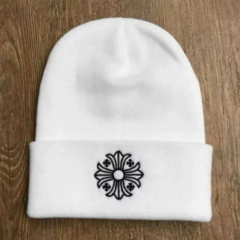 Chrome Hearts Beanie option white cruciferous