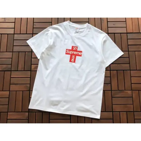 Supreme X Ducati T-Shirt option B264 Cross White