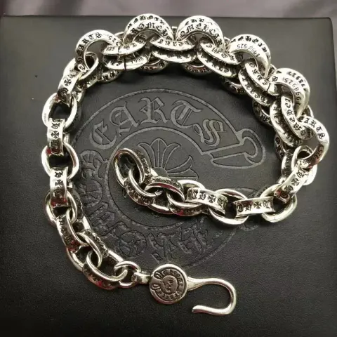 Chrome Hearts Bracelet option Double ring splicing letter chain