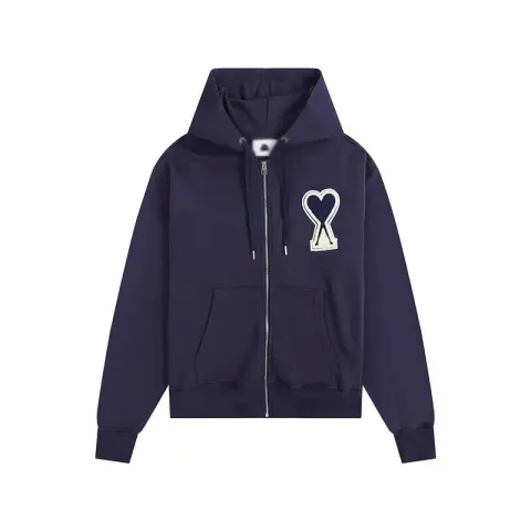 CDG Hearts Hoodie option Navy Blue -404#
