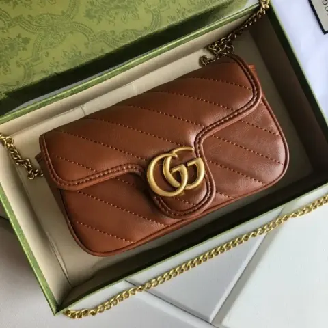 Gucci GG Marmont option 16.5cm brown