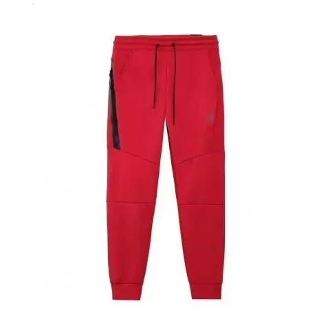Nike Tech Fleece Black Hoodie option red trousers