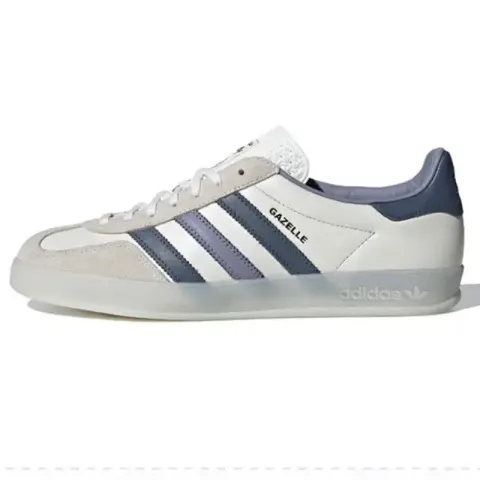Adidas Originals Gazelle Indoor option Rice white ice crystal fog gray purple I