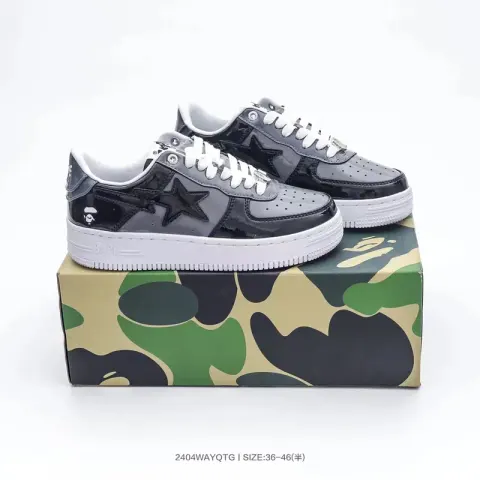 Bapesta Sneakers option carbon black