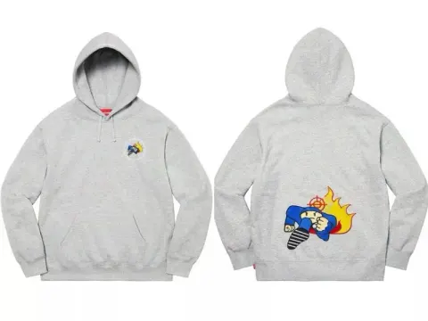 Supreme Hoodie option Grey
