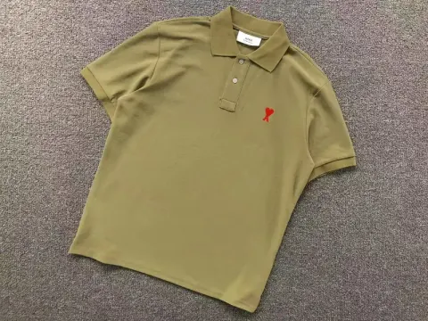 Ami Paris Polo option apricot CY116