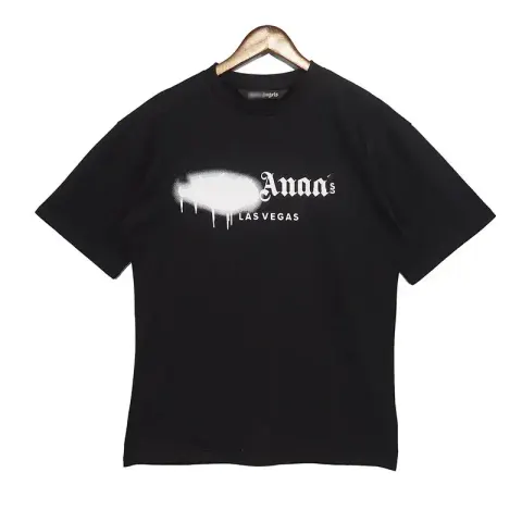Palm Angels Spray Tee option Black/White