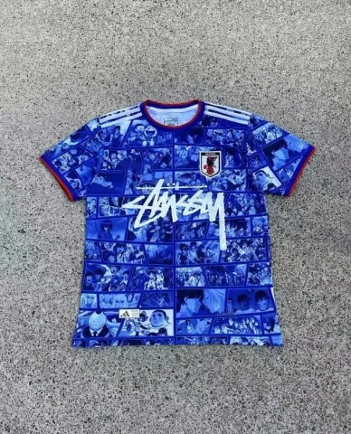Stussy Jerseys option Japanese anime with letters