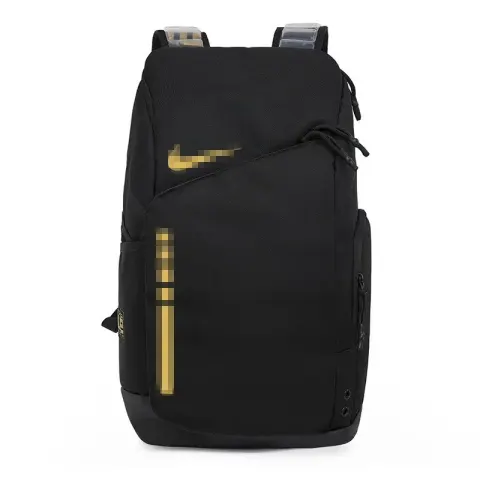 Nike Elite Hooper Backpack option 5039 black gold