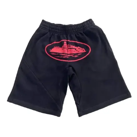 Corteiz Short option 002/red print black