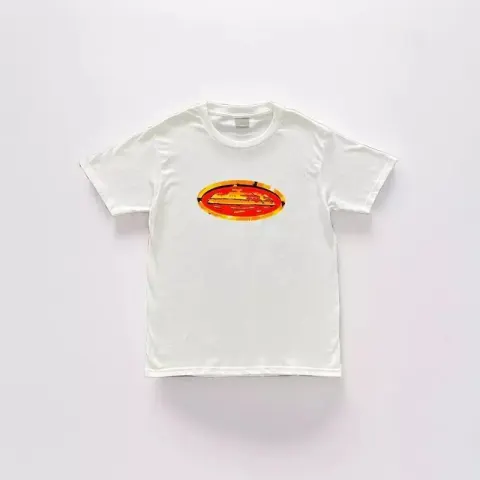 Corteiz T-Shirts option red circle graffiti white