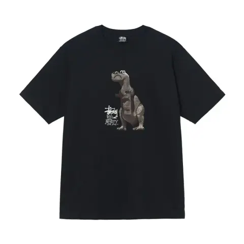 Stussy Tee option Black Dinosaur]
