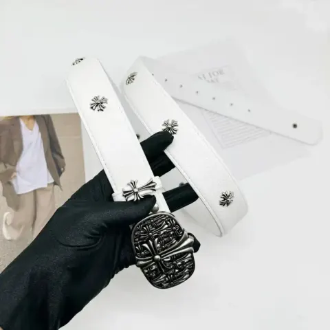Chrome Hearts Belt option white B