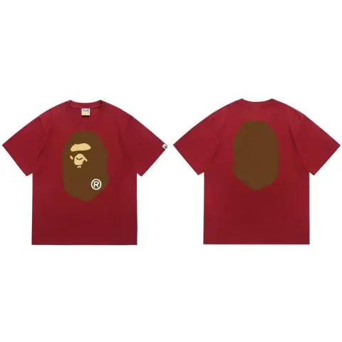Bape Tees option 175 wine red