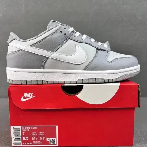 Nike Dunk Low Gray Fog option Dark White Grey DJ6188-001
