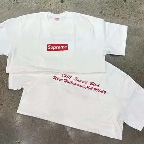 Supreme T-Shirts Devil And Lawyer option B334 Los Angeles White