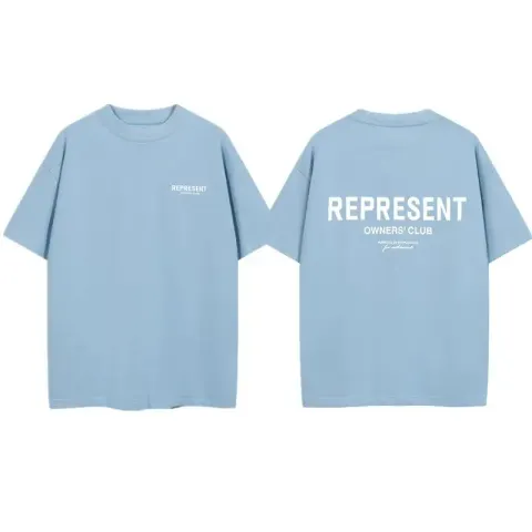 HOUSE OF ERRORS T-shirt option R447# light blue