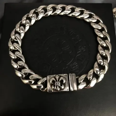 Chrome Hearts Thick Bracelet With Cross option S15