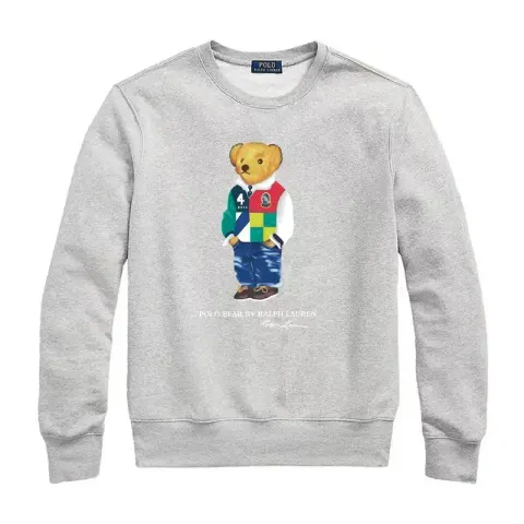 Ralph Lauren Bear Hoodie option L003 Grey