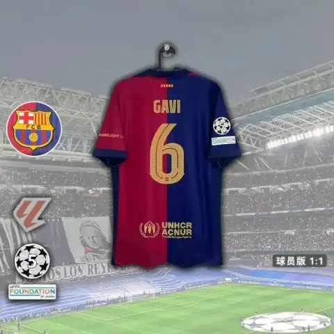 Barcelona x Travis Scott Jersey option Champions League Edition-No. 6 Garvey