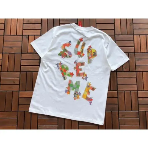 Supreme X Ducati T-Shirt option B363 color logo letter white