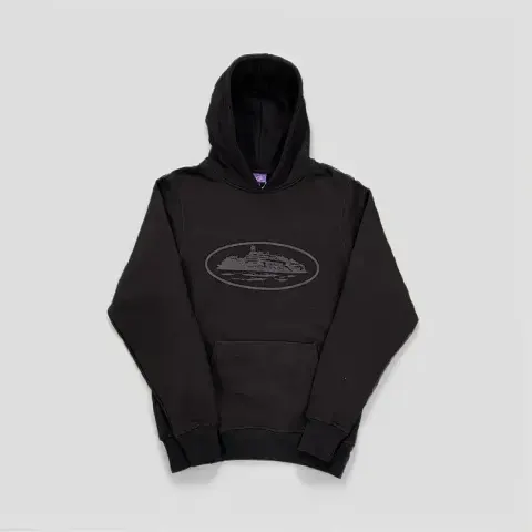 Corteiz Alcatraz Hoodie option Black black label