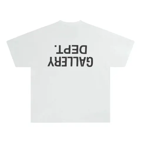 Gallery Dept TEES option White inverted logo