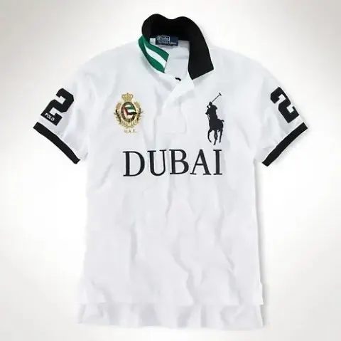 Polo Shirts (15+ Styles) option Dubai White