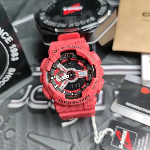G-SHOCK Casio GA-110GW-7AER Watch option Red stripe