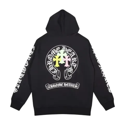 Chrome Hearts Zip Up Hoodies option Black 5012