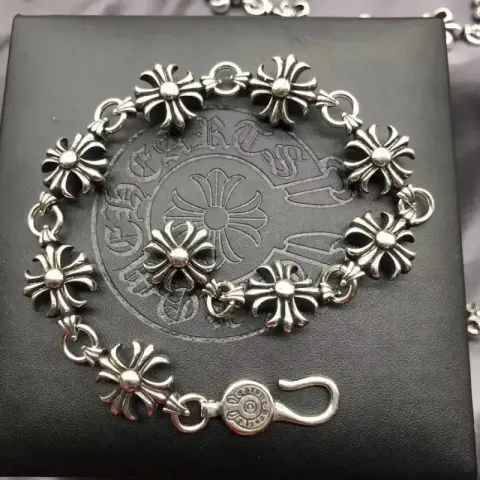 Chrome Hearts Bracelet option Large Cross Flower Bracelet