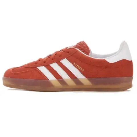 Adidas Originals Gazelle Indoor option Orange white raw rubber bottom HQ8718