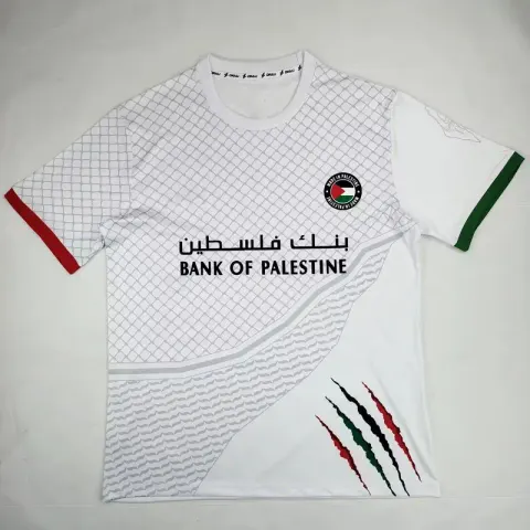 Palestine Jersey option White Flowers in Palestine