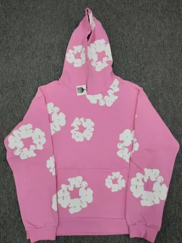 Denim Tears Offset Hoodie option Pink